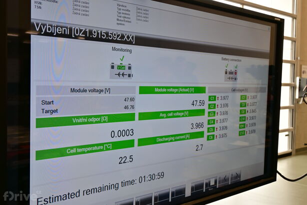 Výměna modulu baterie elektromobilu