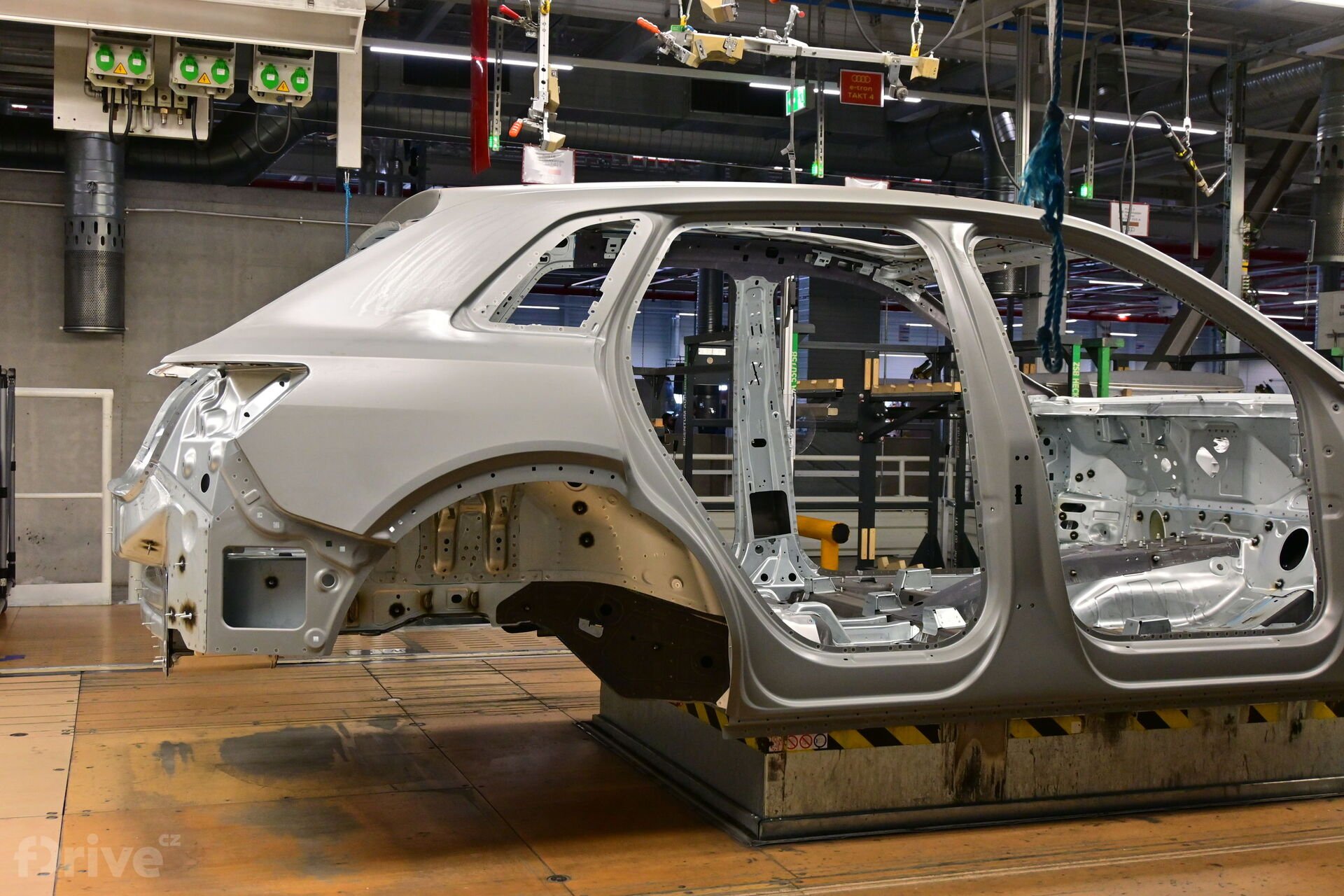 Výroba Audi Q8 e-tron v Bruselu