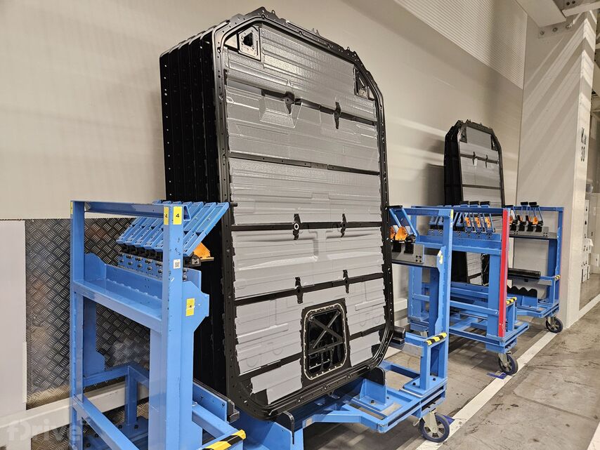 Výroba baterie Audi Q8 e-tron v Bruselu