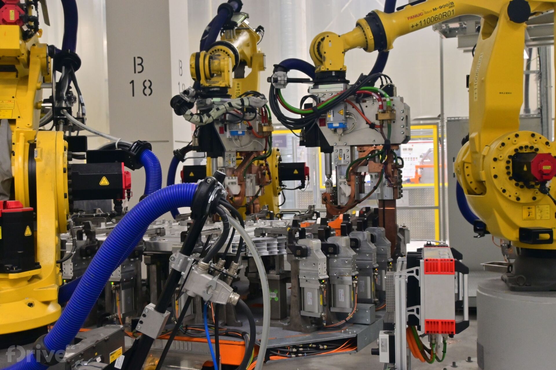 Výroba baterie Audi Q8 e-tron v Bruselu