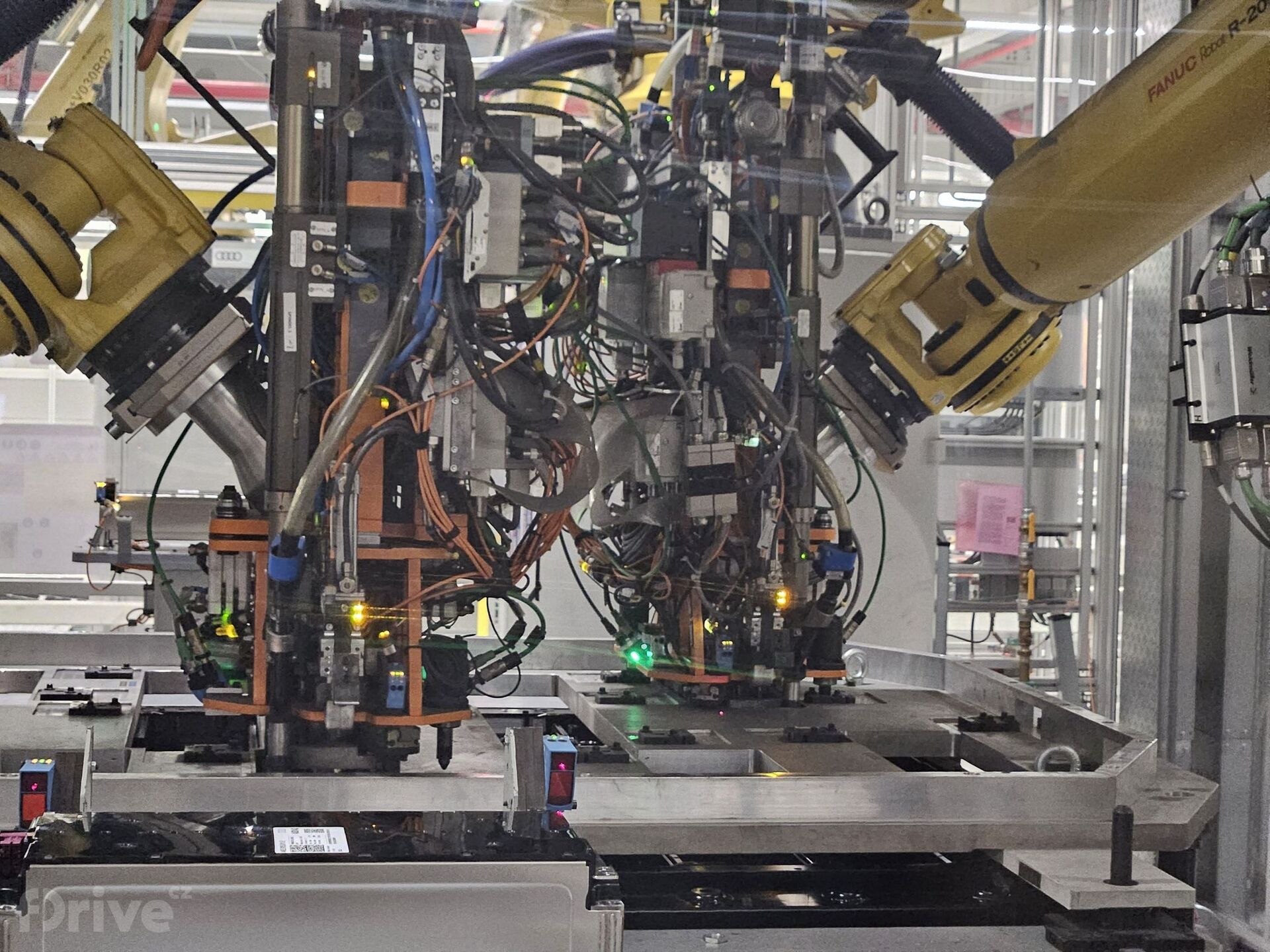 Výroba baterie Audi Q8 e-tron v Bruselu