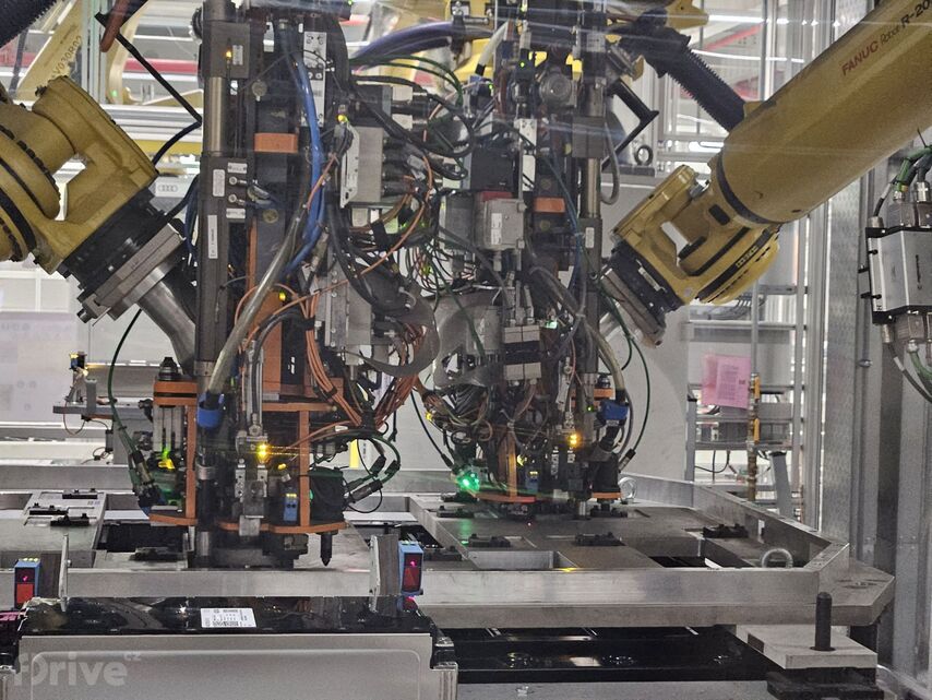 Výroba baterie Audi Q8 e-tron v Bruselu