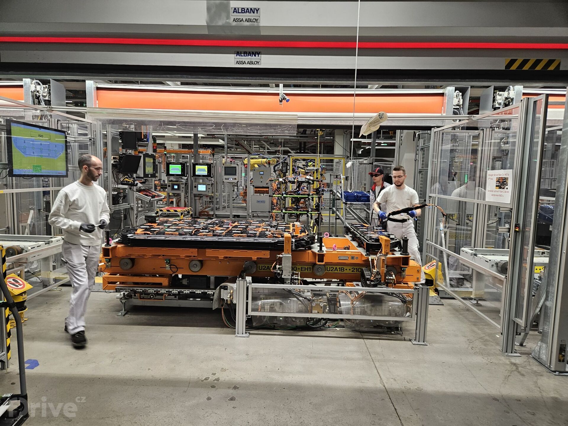 Výroba baterie Audi Q8 e-tron v Bruselu