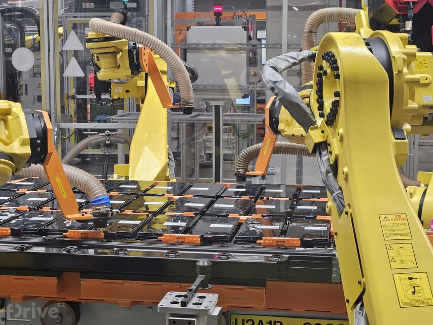 Výroba baterie Audi Q8 e-tron v Bruselu