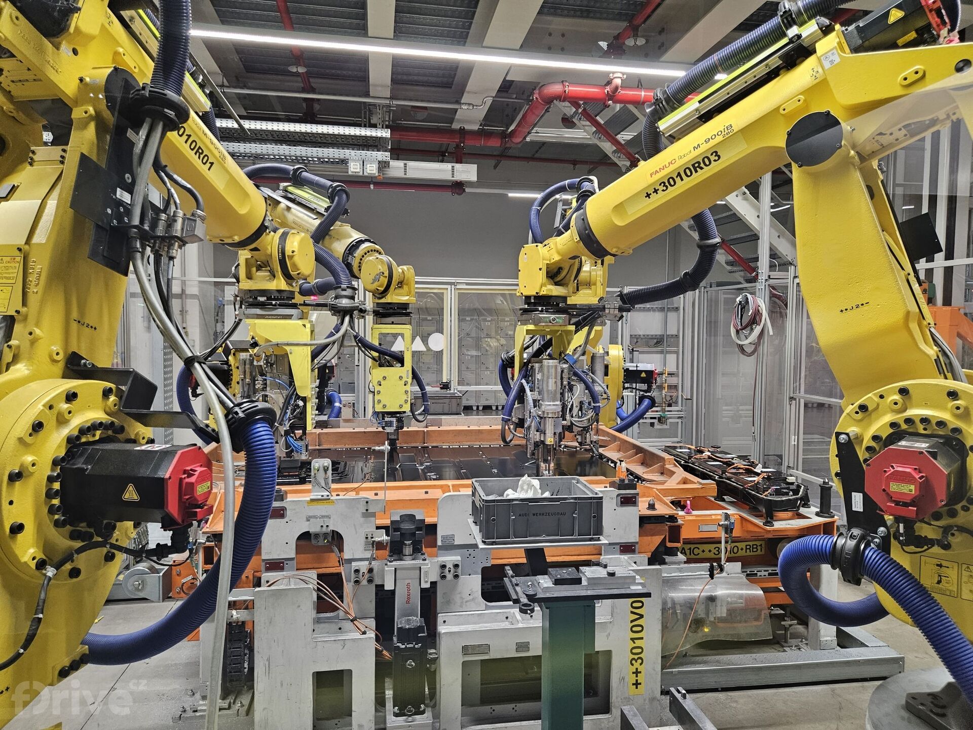 Výroba baterie Audi Q8 e-tron v Bruselu