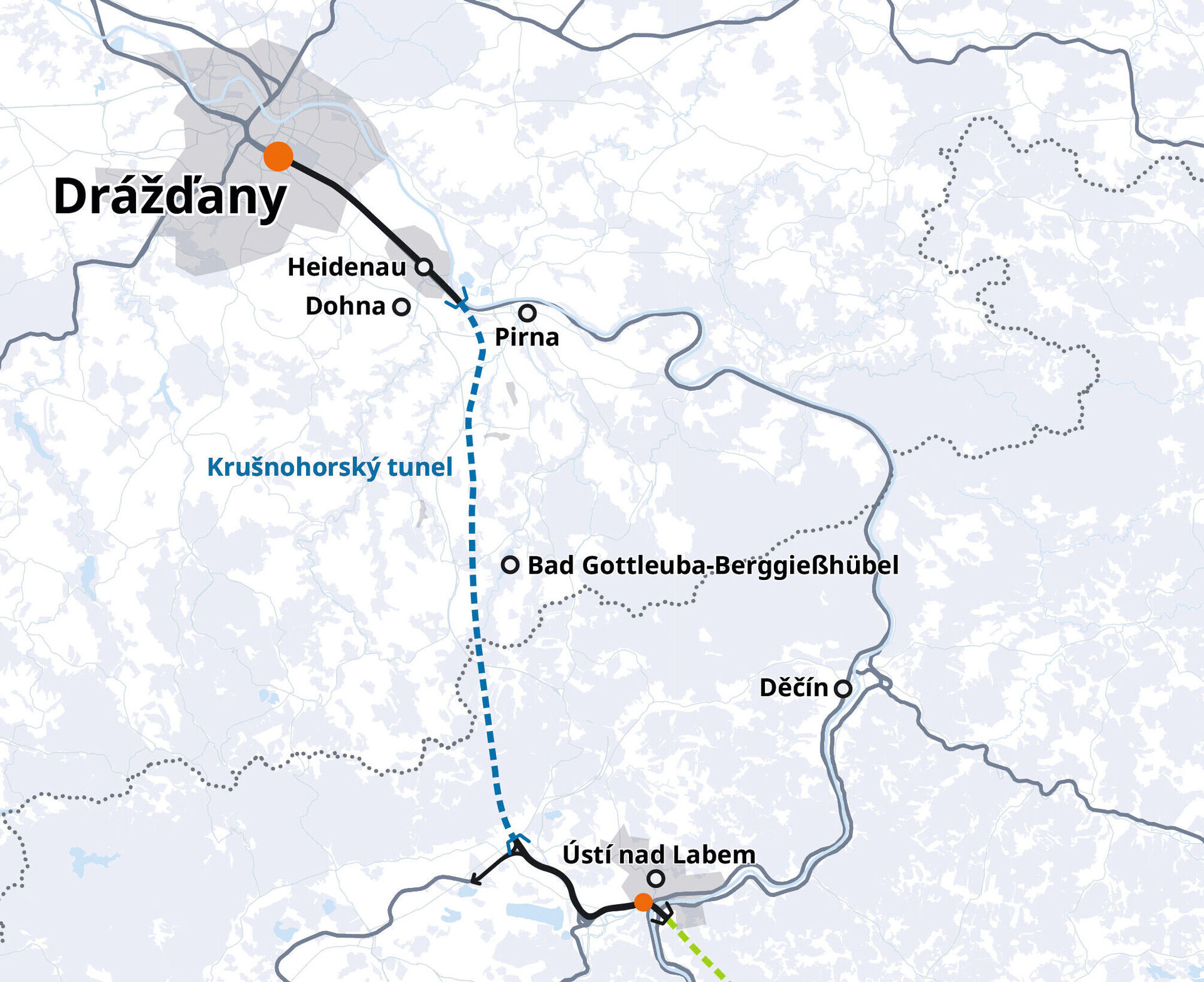 Vysokorychlostní trať Praha – Drážďany