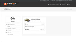 Webové rozhraní pro správu nabíjení u skupiny ČEZ