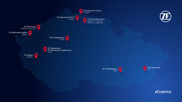ZF pobočky v Česku