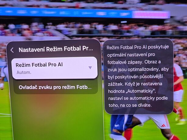AI Fotbalový režim
