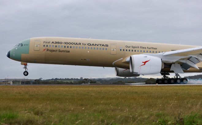 Airbus A350 ULR pro Qantas a Project Sunrise