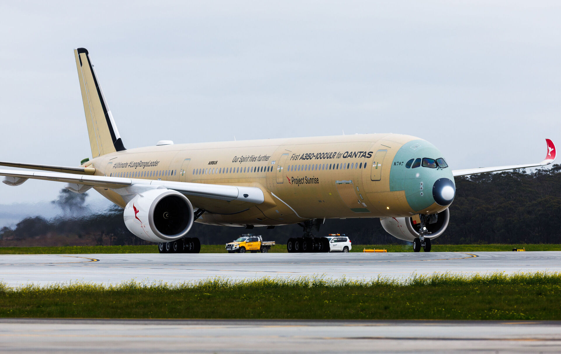 Airbus A350 ULR pro Qantas a Project Sunrise