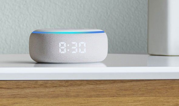 Amazon Echo Dot with Clock