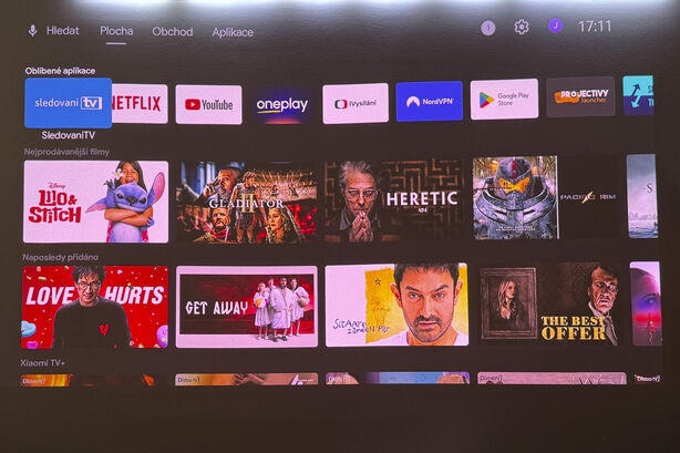 Android TV s reklamami