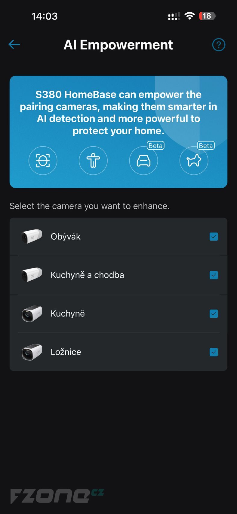 Aplikace Eufy Security