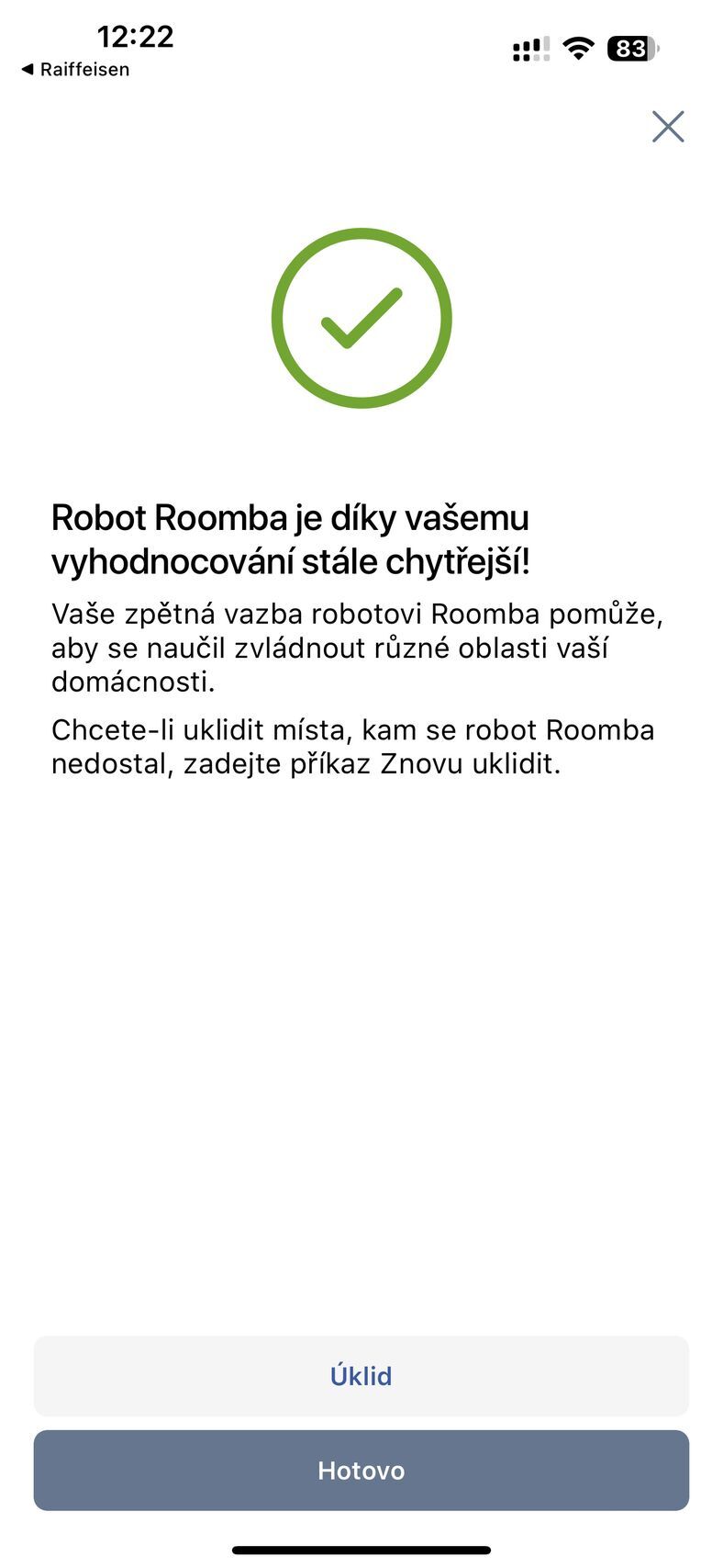 Aplikace iRobot Home