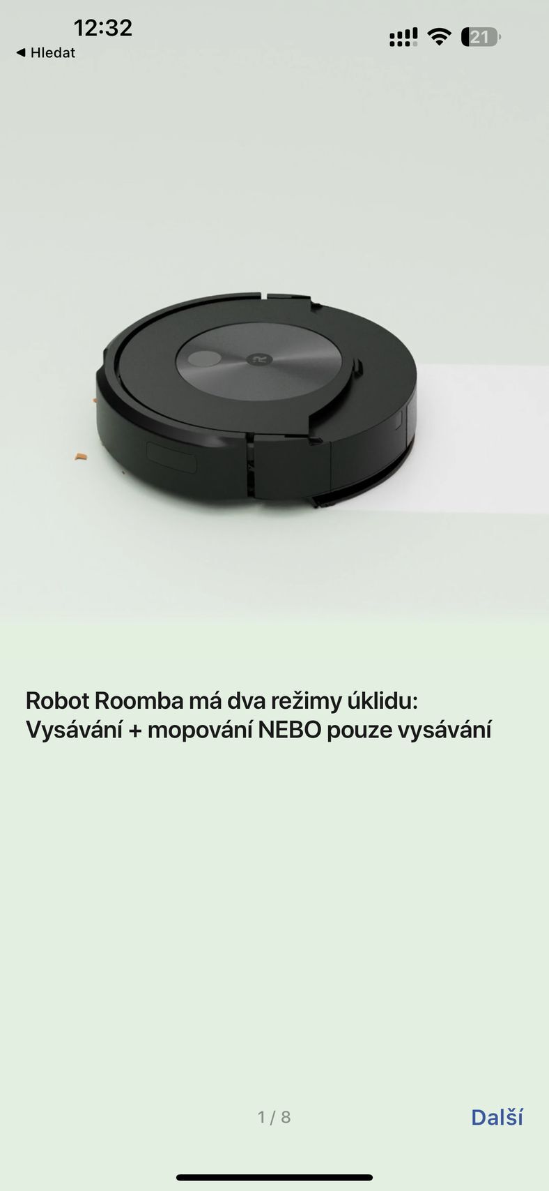 Aplikace iRobot Home