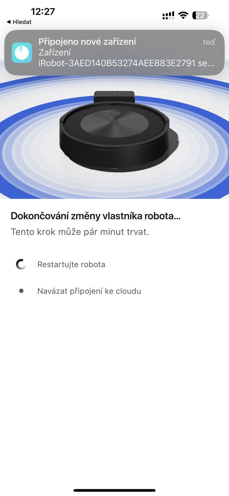 Aplikace iRobot Home