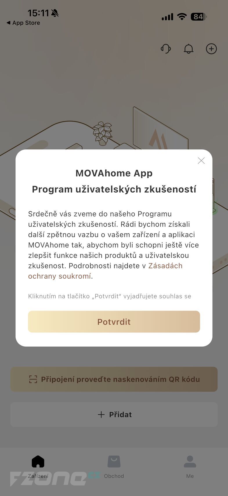 Aplikace MOVAhome