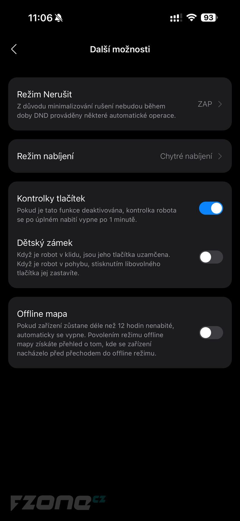 Aplikace Roborock