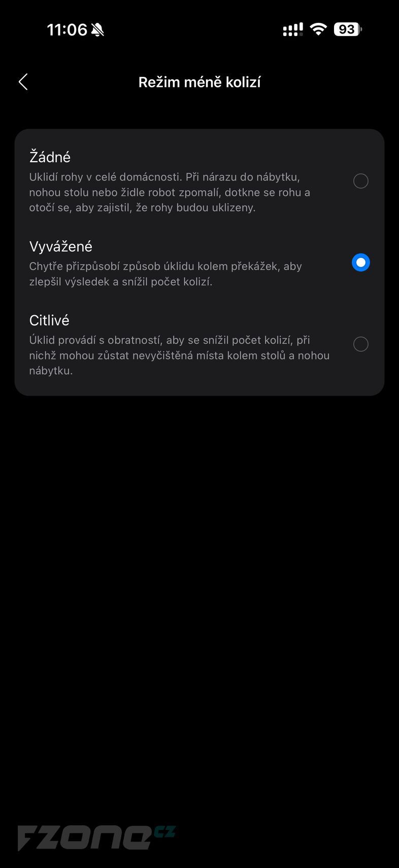 Aplikace Roborock