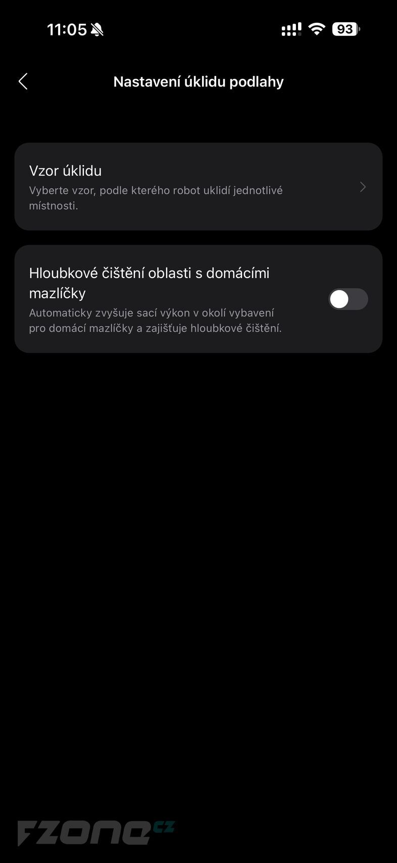Aplikace Roborock