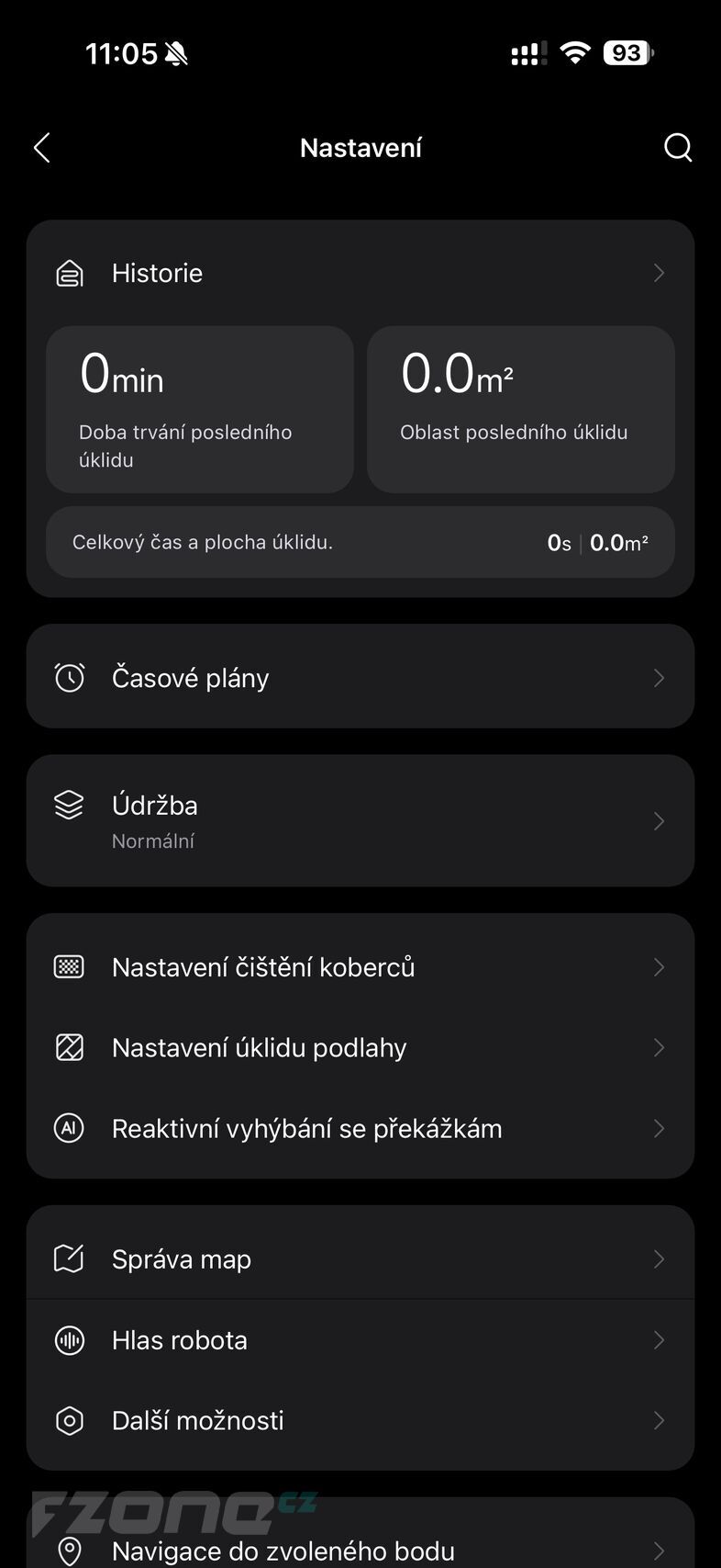 Aplikace Roborock
