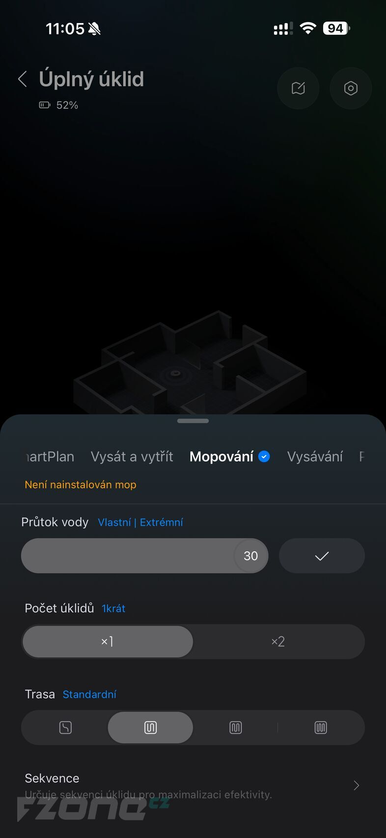 Aplikace Roborock
