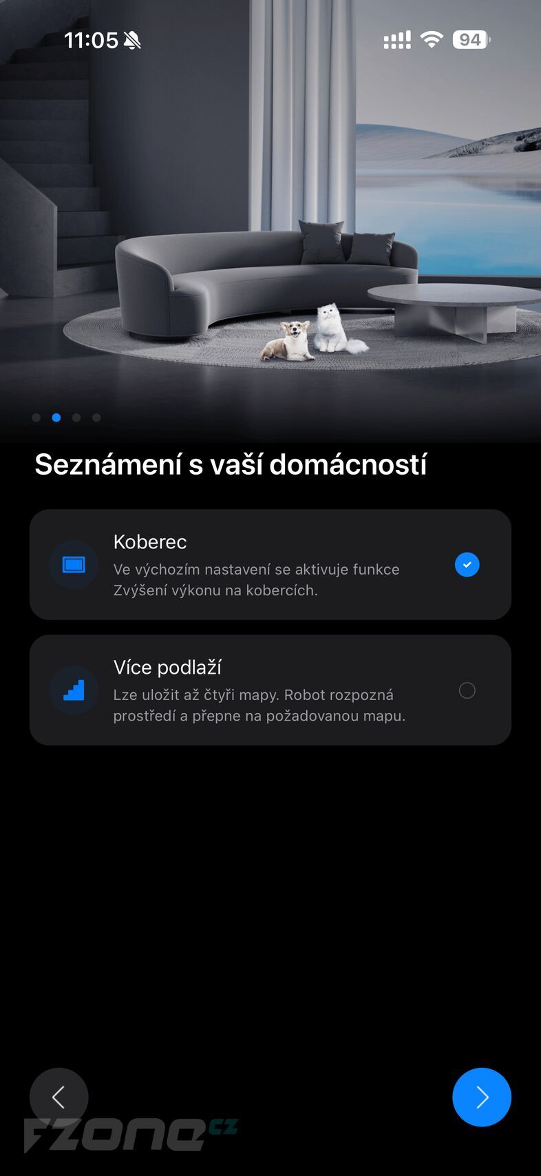 Aplikace Roborock
