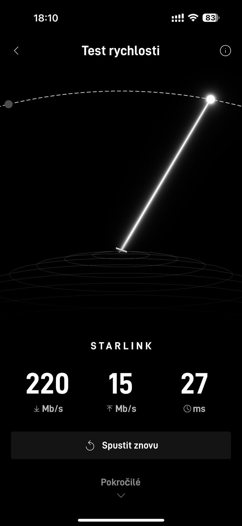 Aplikace Starlink