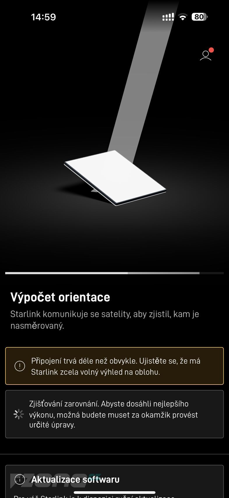 Aplikace Starlink