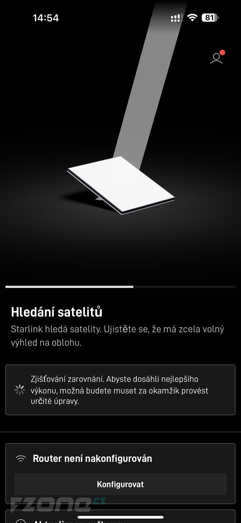 Aplikace Starlink