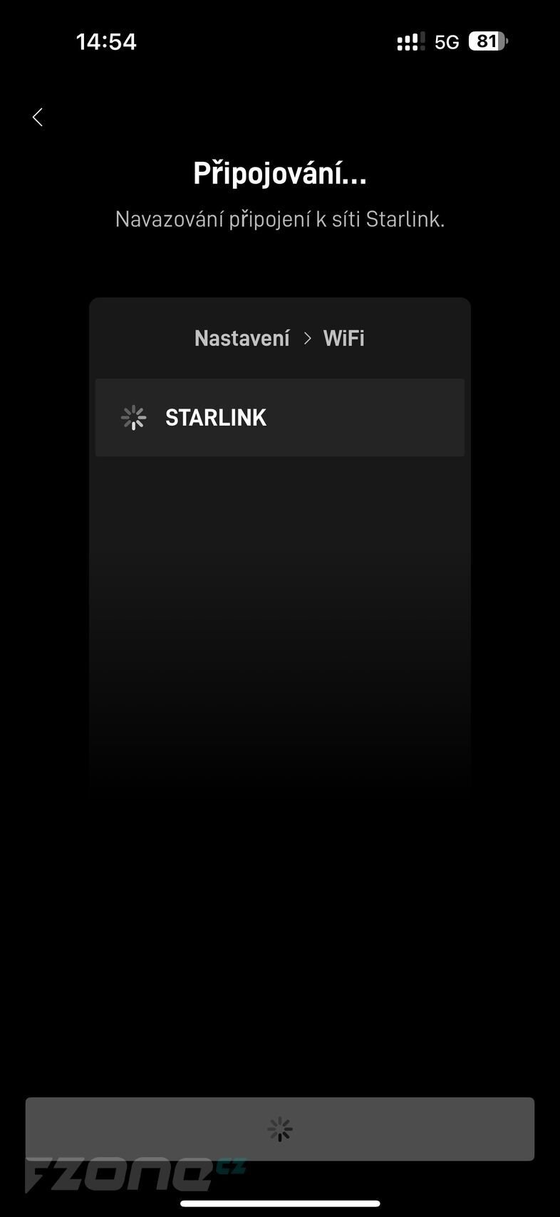 Aplikace Starlink