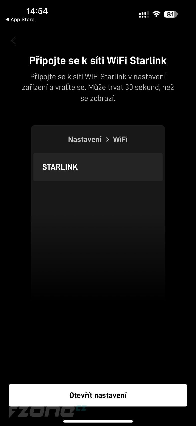Aplikace Starlink