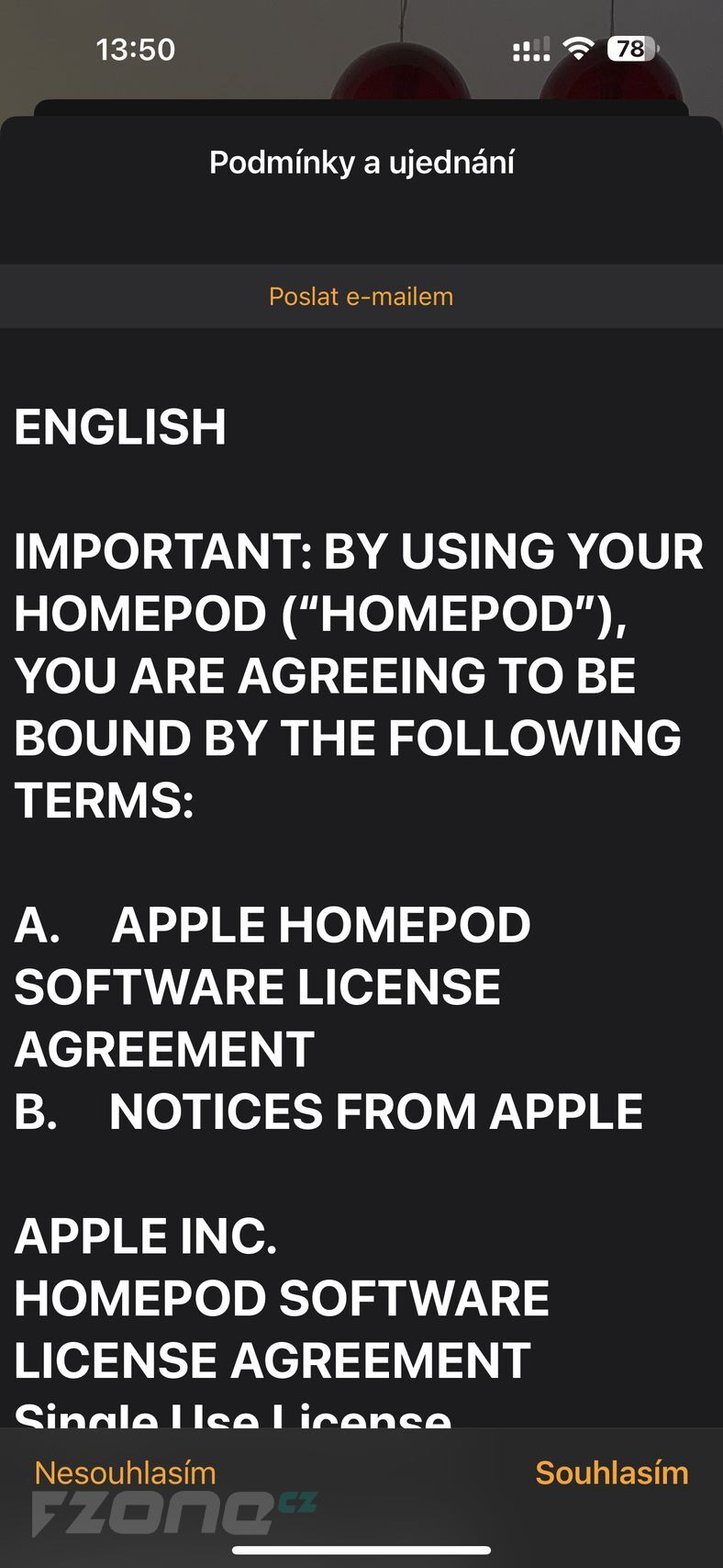 Apple HomePod mini - aktualizace iOS 16.3