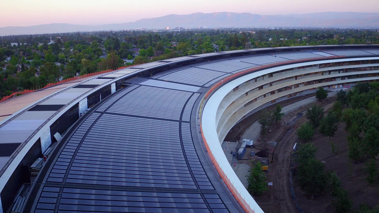 Apple Park solární panely