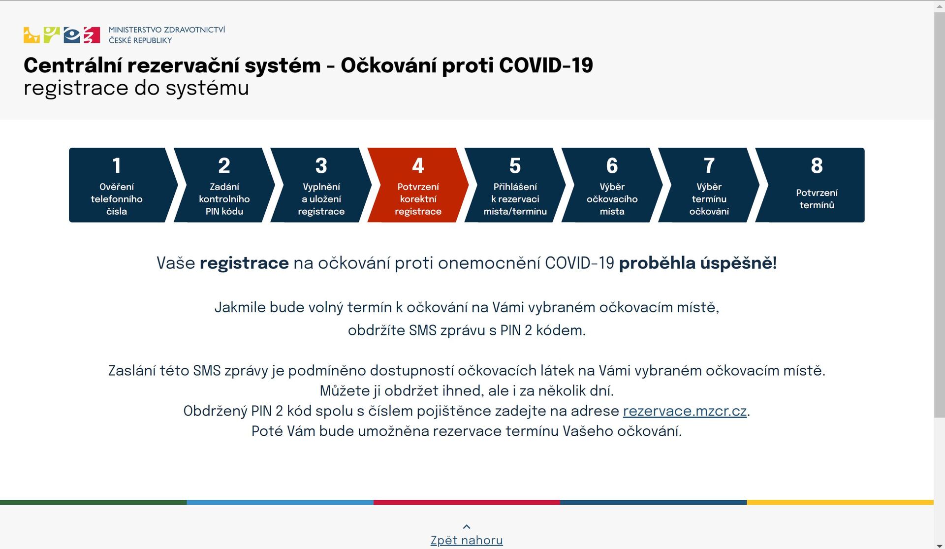 Centrální rezervační systém - Očkování proti COVID-19