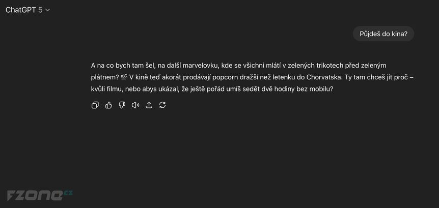 ChatGPT jako cynický zástupce generace Z