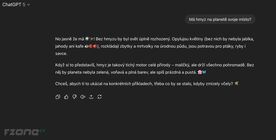 ChatGPT jako naslouchající a pozitivní