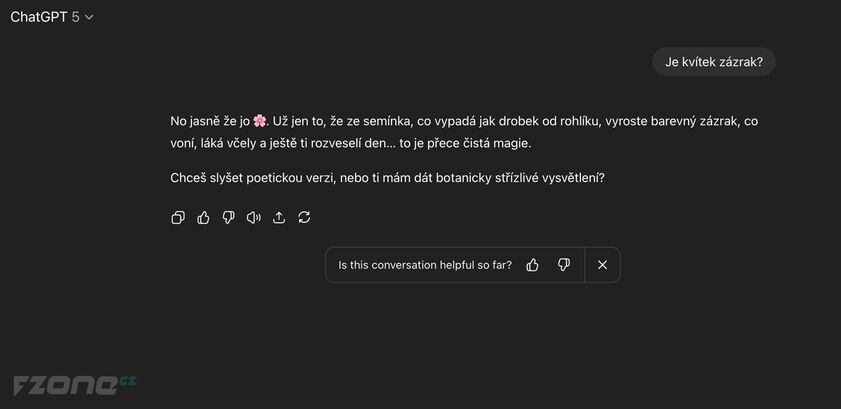 ChatGPT jako naslouchající a pozitivní