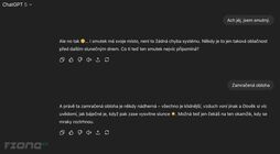 ChatGPT jako naslouchající a pozitivní