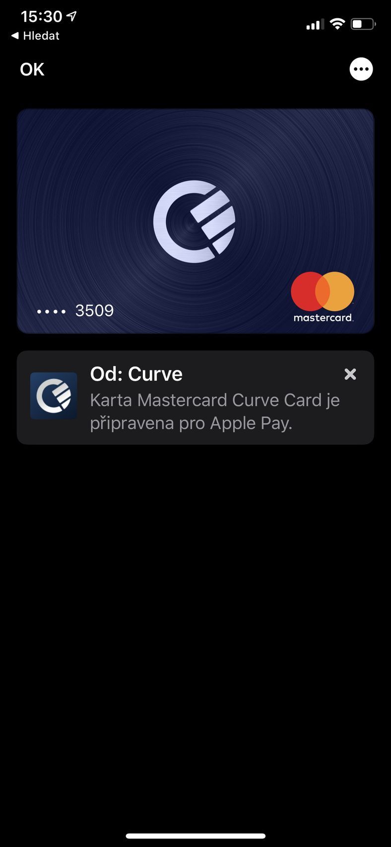 Curve - Apple Pay