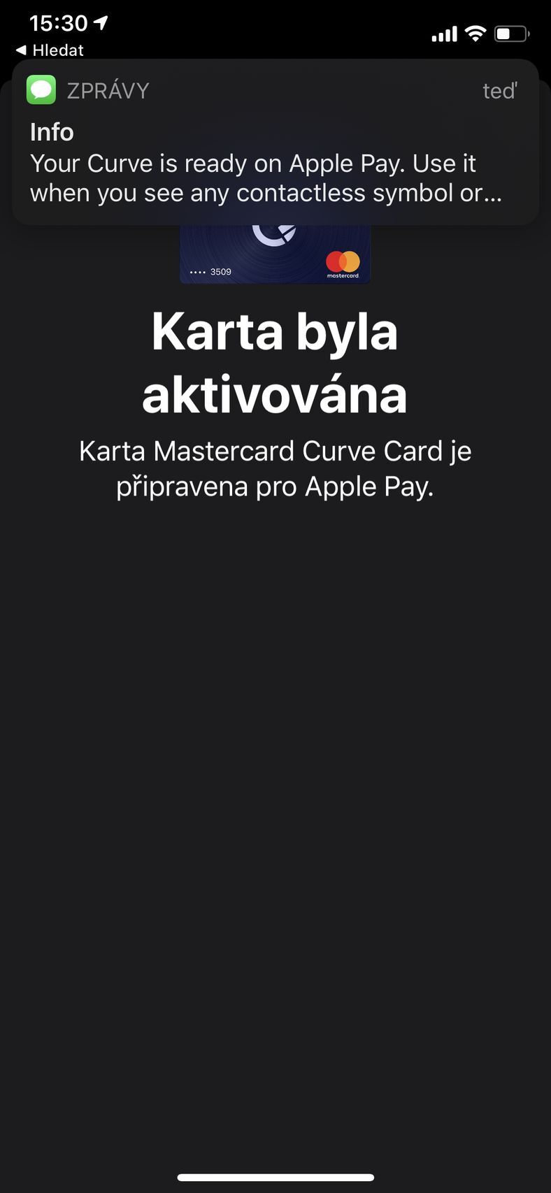 Curve - Apple Pay