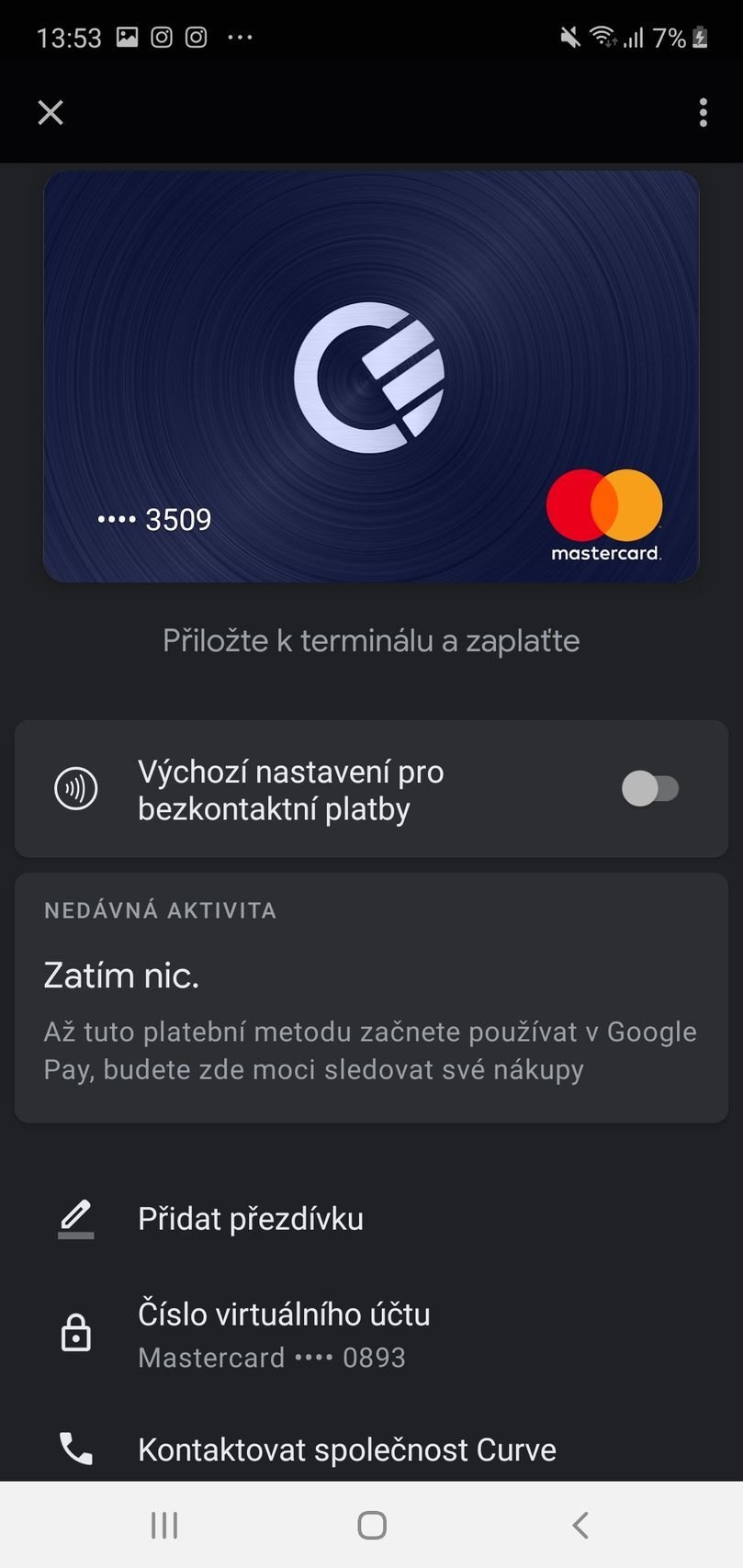 Curve - Google Pay