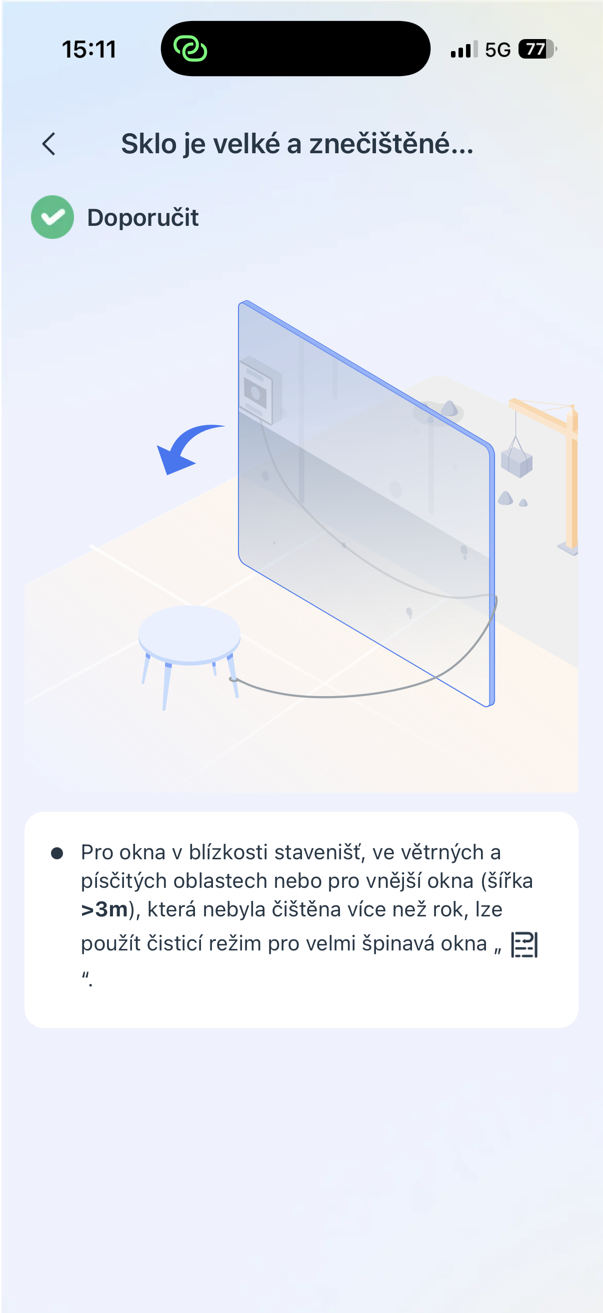 Ecovac Winbot W2S mobilní aplikace