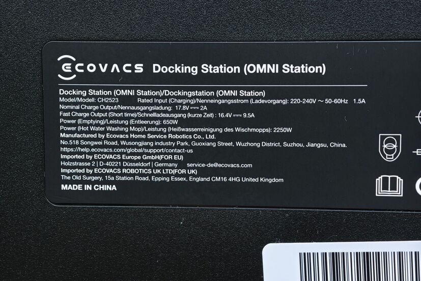Ecovacs Deebot T90 Pro Omni Black