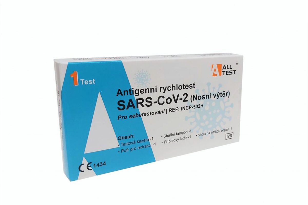 Hangzhou Alltest Biotech Antigenní rychlotest SARS-CoV-2