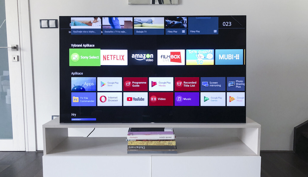 Android TV na televizích Sony Bravia