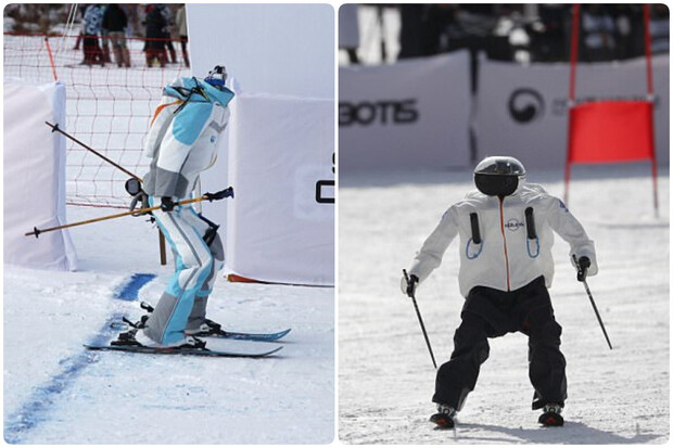 Také roboti mají své Zimní olympijské hry. Moc jim to ale zatím nejde 