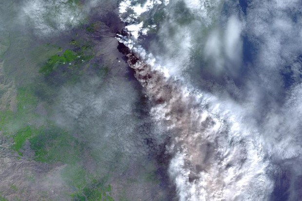 Výbuchy Etny pozorují až na Mezinárodní vesmírné stanici