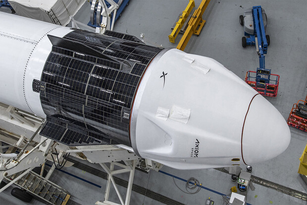 Axiom Space dnes odstartuje misi Ax-1. Start můžete sledovat online